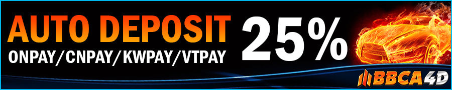 BONUS 25% KHUSUS AUTO DEPOSIT VIA KWPAY DAN CNPAY ( PROMO TERBATAS )